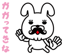 Mustache Rabbit Chan ~Ver.03~ sticker #7790186