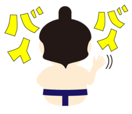 Cute SUMO Wrestler Sticker2 sticker #7790644