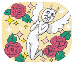 Your mysterious angel. sticker #7790767