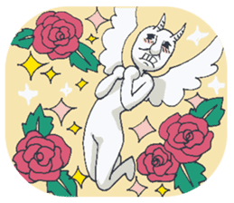 Your mysterious angel. sticker #7790767