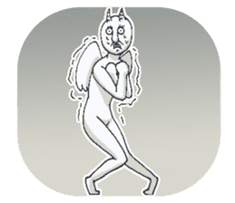 Your mysterious angel. sticker #7790770