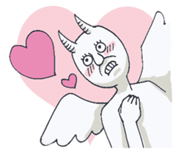 Your mysterious angel. sticker #7790776