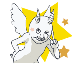 Your mysterious angel. sticker #7790787