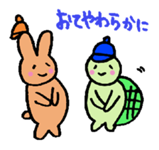 Cute turtles and seals2/baseball version sticker #7791597