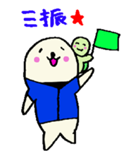 Cute turtles and seals2/baseball version sticker #7791599