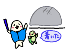 Cute turtles and seals2/baseball version sticker #7791600
