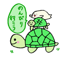 Cute turtles and seals2/baseball version sticker #7791617