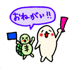 Cute turtles and seals2/baseball version sticker #7791627