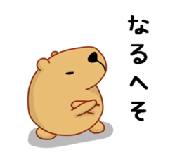 Kyapibara sticker #7792203