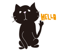 cat & peace sticker #7792633