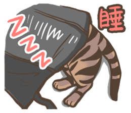 Fat cat's life sticker #7792678