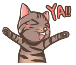 Fat cat's life sticker #7792681