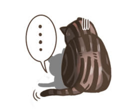 Fat cat's life sticker #7792684