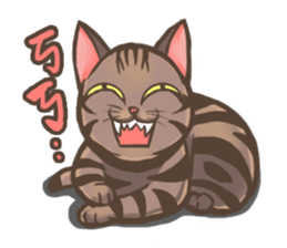 Fat cat's life sticker #7792690