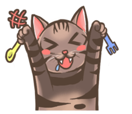 Fat cat's life sticker #7792692