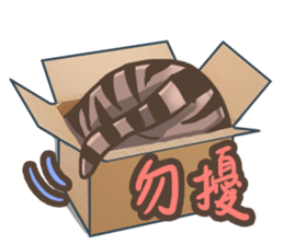 Fat cat's life sticker #7792695