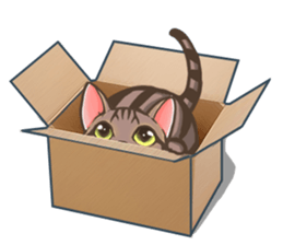 Fat cat's life sticker #7792710