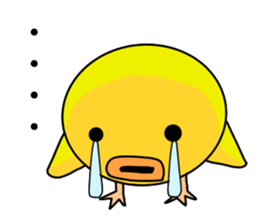 Fascinating chicken and chick 2 sticker #7793231