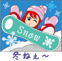 Women's Seasonal and everyday sticker #7793370