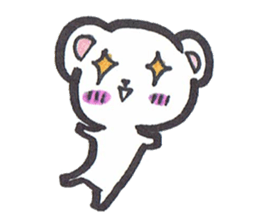 Cute pinkbare 2 sticker #7793463