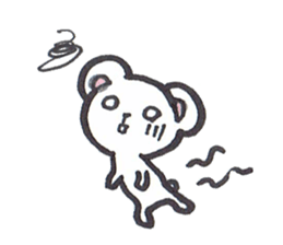 Cute pinkbare 2 sticker #7793474