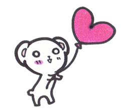 Cute pinkbare 2 sticker #7793479