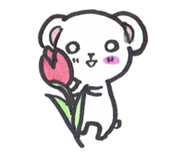 Cute pinkbare 2 sticker #7793482