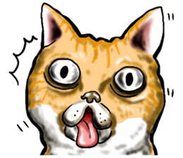 sticker of the reaction to animal sticker #7793579