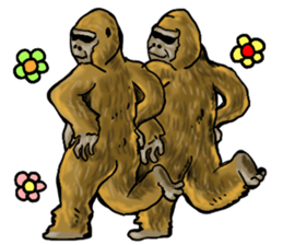 sticker of the reaction to animal sticker #7793585