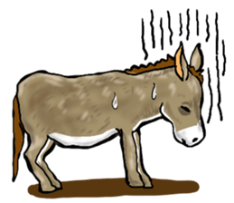 sticker of the reaction to animal sticker #7793591