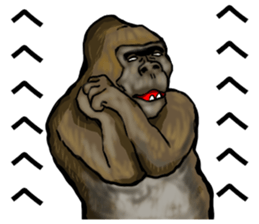 sticker of the reaction to animal sticker #7793593