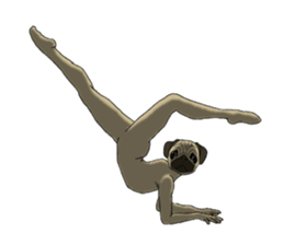 UMA Pugman sticker #7794127