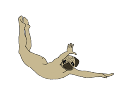 UMA Pugman sticker #7794129