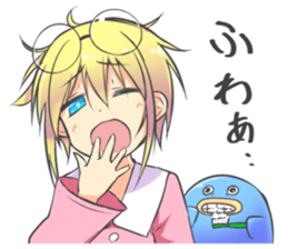 kuriko and animals sticker #7794773