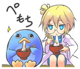 kuriko and animals sticker #7794776