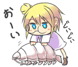 kuriko and animals sticker #7794778