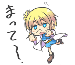 kuriko and animals sticker #7794785