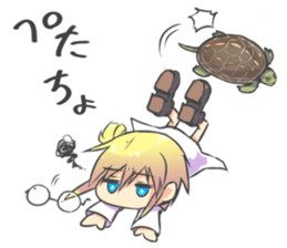 kuriko and animals sticker #7794787