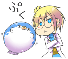 kuriko and animals sticker #7794791