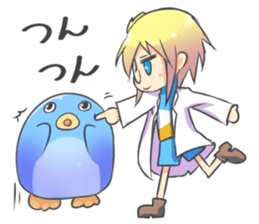 kuriko and animals sticker #7794792