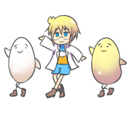 kuriko and animals sticker #7794796