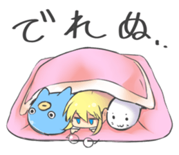 kuriko and animals sticker #7794801