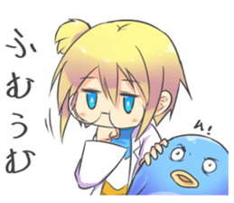 kuriko and animals sticker #7794806