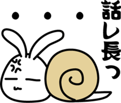 Invective rabbit (to boss) sticker #7794907