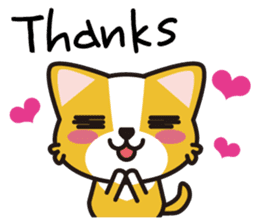 cuteChihuahua with daily conversations E sticker #7795139