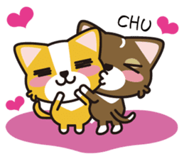 cuteChihuahua with daily conversations E sticker #7795151