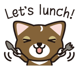 cuteChihuahua with daily conversations E sticker #7795157