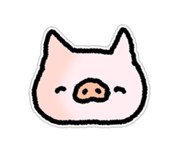 With love from the pig farm 4 sticker #7795432