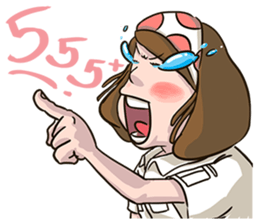 Gampong Girl Factory sticker #7795738