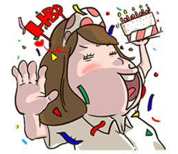 Gampong Girl Factory sticker #7795752